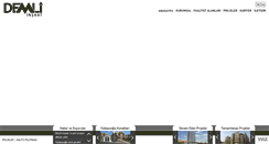 Desktop Screenshot of demliinsaat.com
